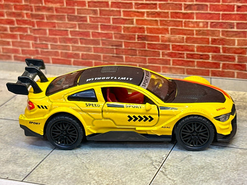 BMW M4 DTM (G82)1:36 Scale Yellow Black