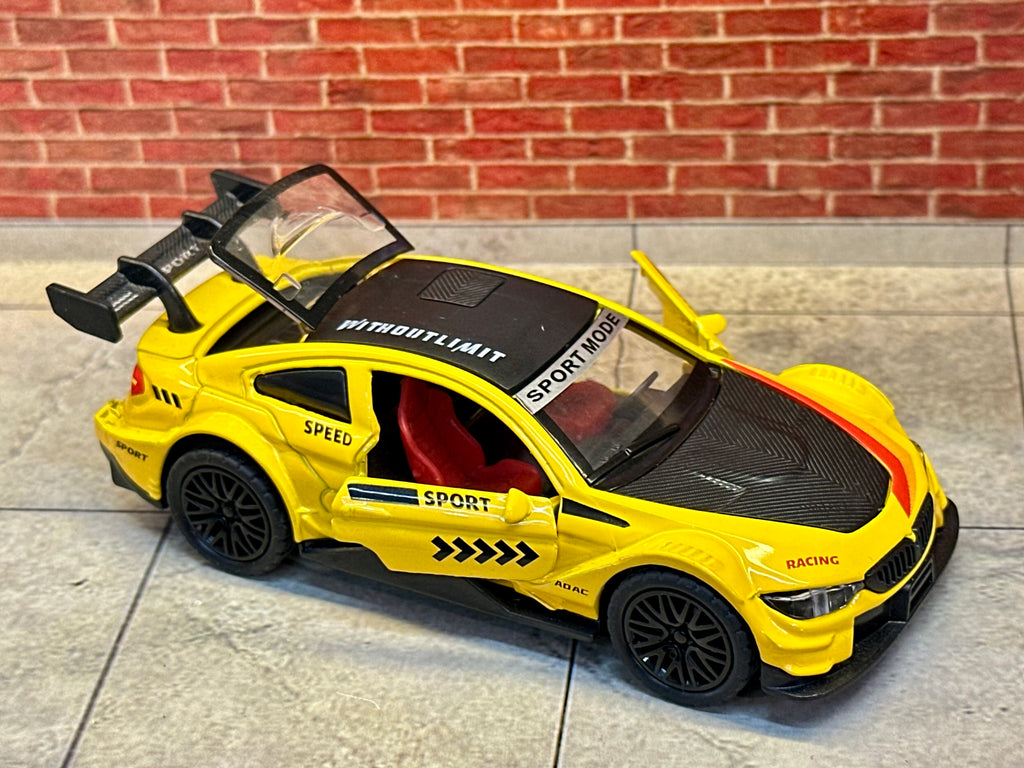 BMW M4 DTM (G82)1:36 Scale Yellow Black