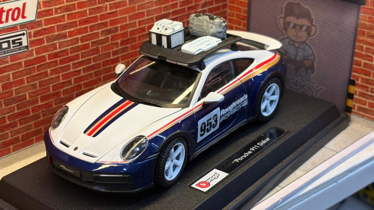 Bburago 1:24 Porsche 911 Dakar Official Licensed