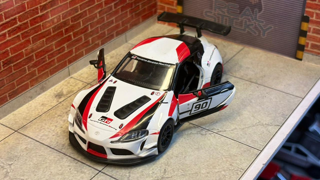 Kinsmart Official LicensedToyota GR Supra (A90) Gazoo Racing Edition – 1:36 Scale