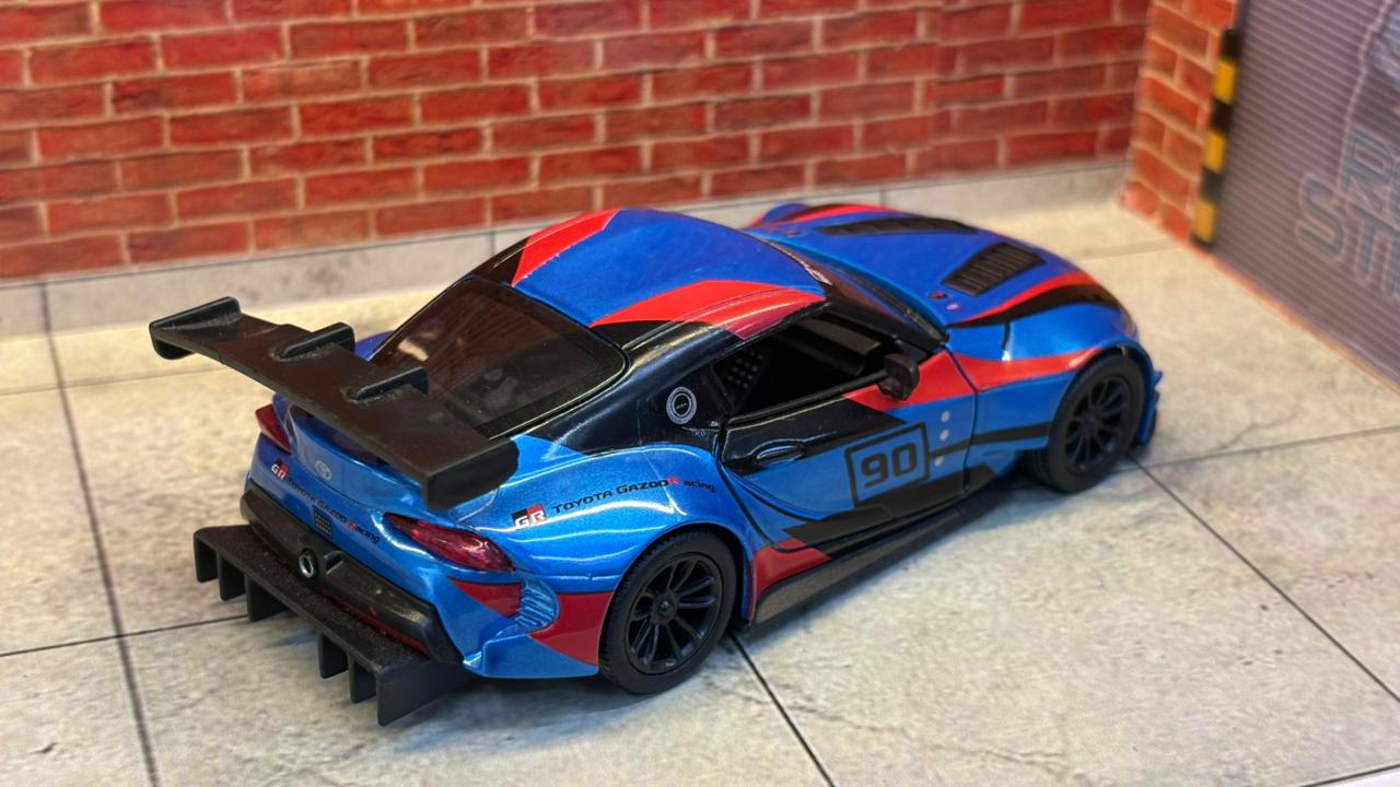 Kinsmart Official LicensedToyota GR Supra (A90) Gazoo Racing Edition – 1:36 Scale