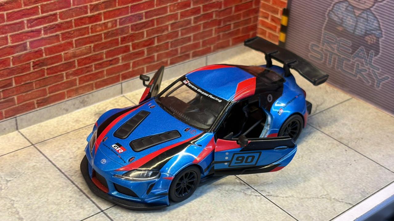 Kinsmart Official LicensedToyota GR Supra (A90) Gazoo Racing Edition – 1:36 Scale