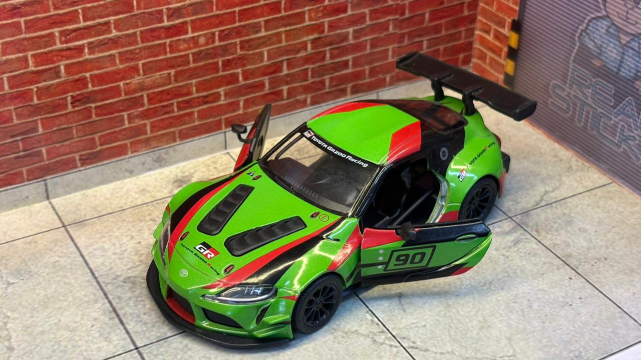 Kinsmart Official LicensedToyota GR Supra (A90) Gazoo Racing Edition – 1:36 Scale