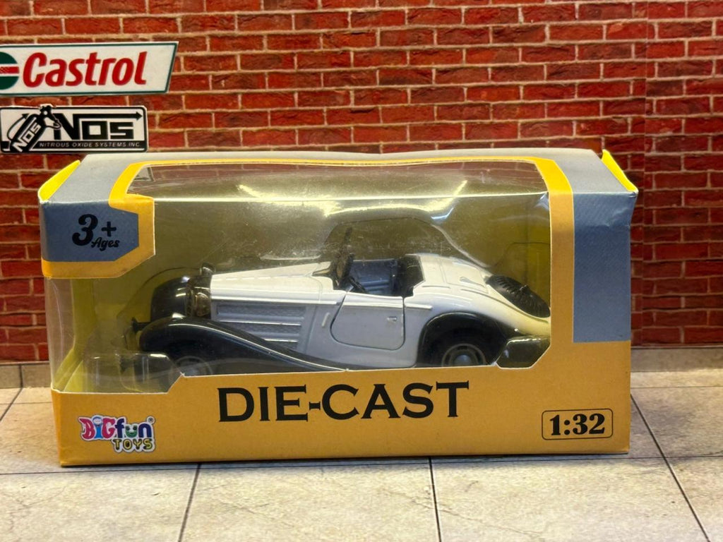 Mercedes-Benz 500K Special Roadster 1930s - Premium Vintage Diecast (Openable Doors) 1:36 SCALE