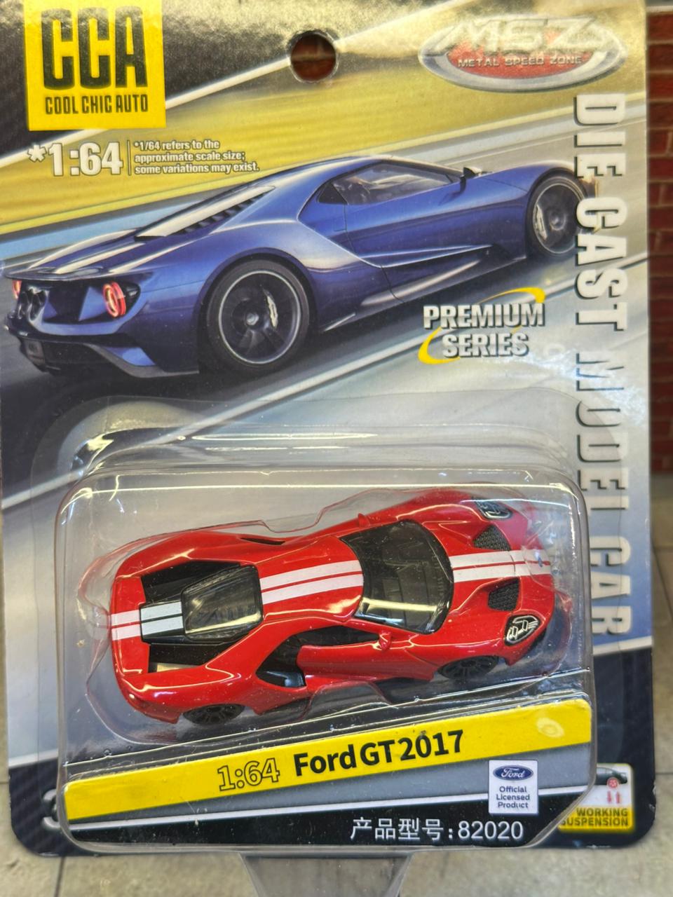 CCA 1:64 Ford GT (2017) Official Licensed RED