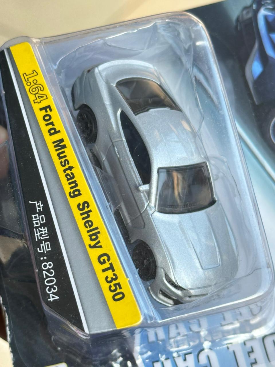 CCA OFFICIAL LICENSED FORD MUSTANG SHELBY GT 350 1:64 SILVER