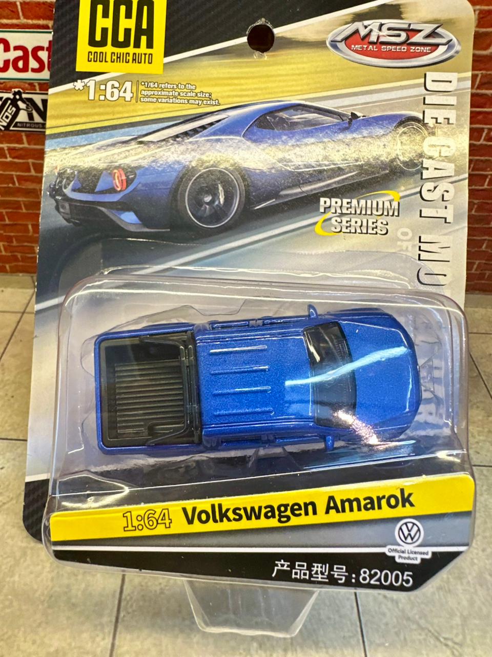 CCA Official licensed Volkswagen Amarok Blue 1:64 scale