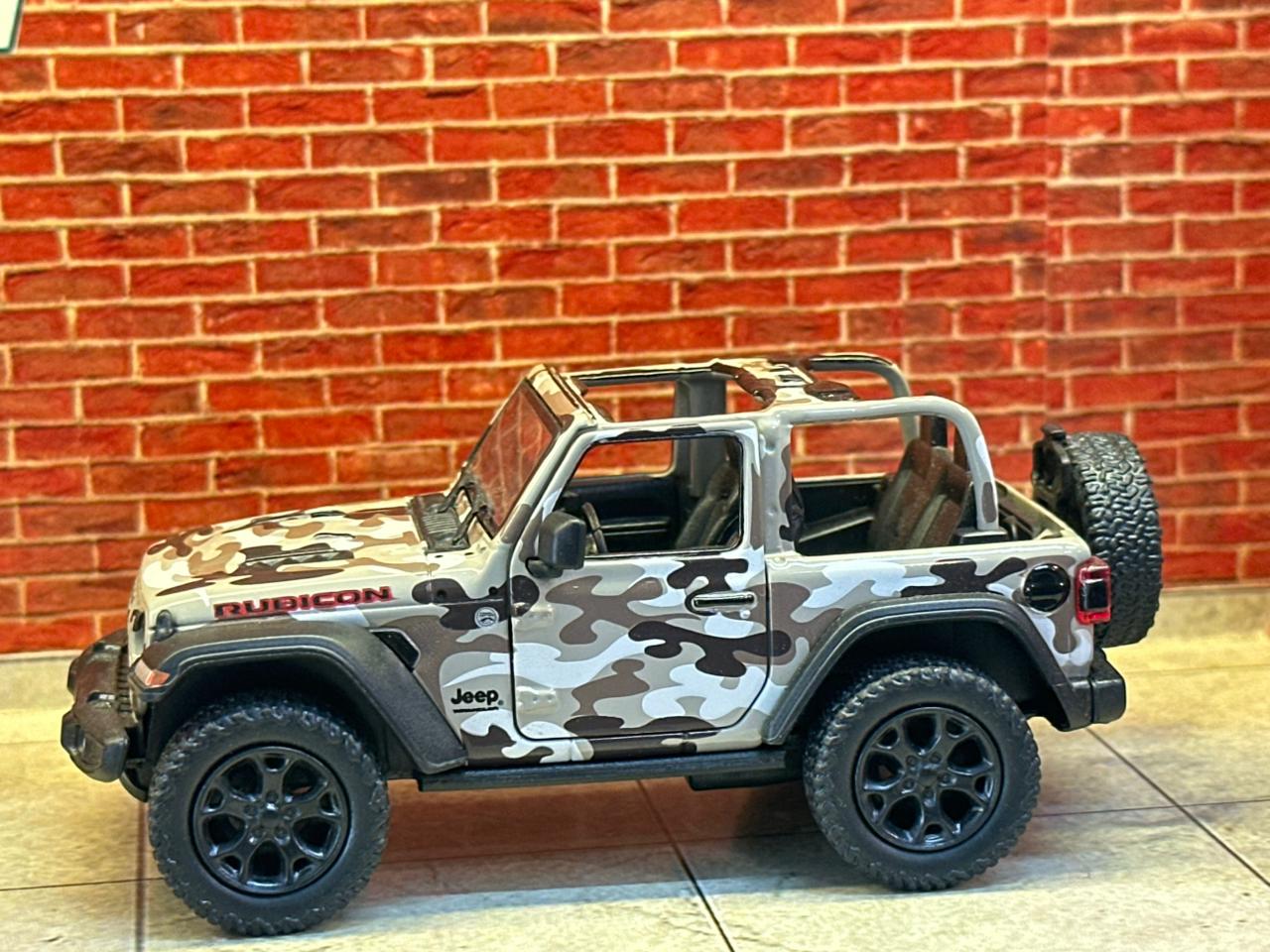 KINSMART OFFICIAL LICENSED JEEP WRANGLER RUBICON 1:36 SCALE