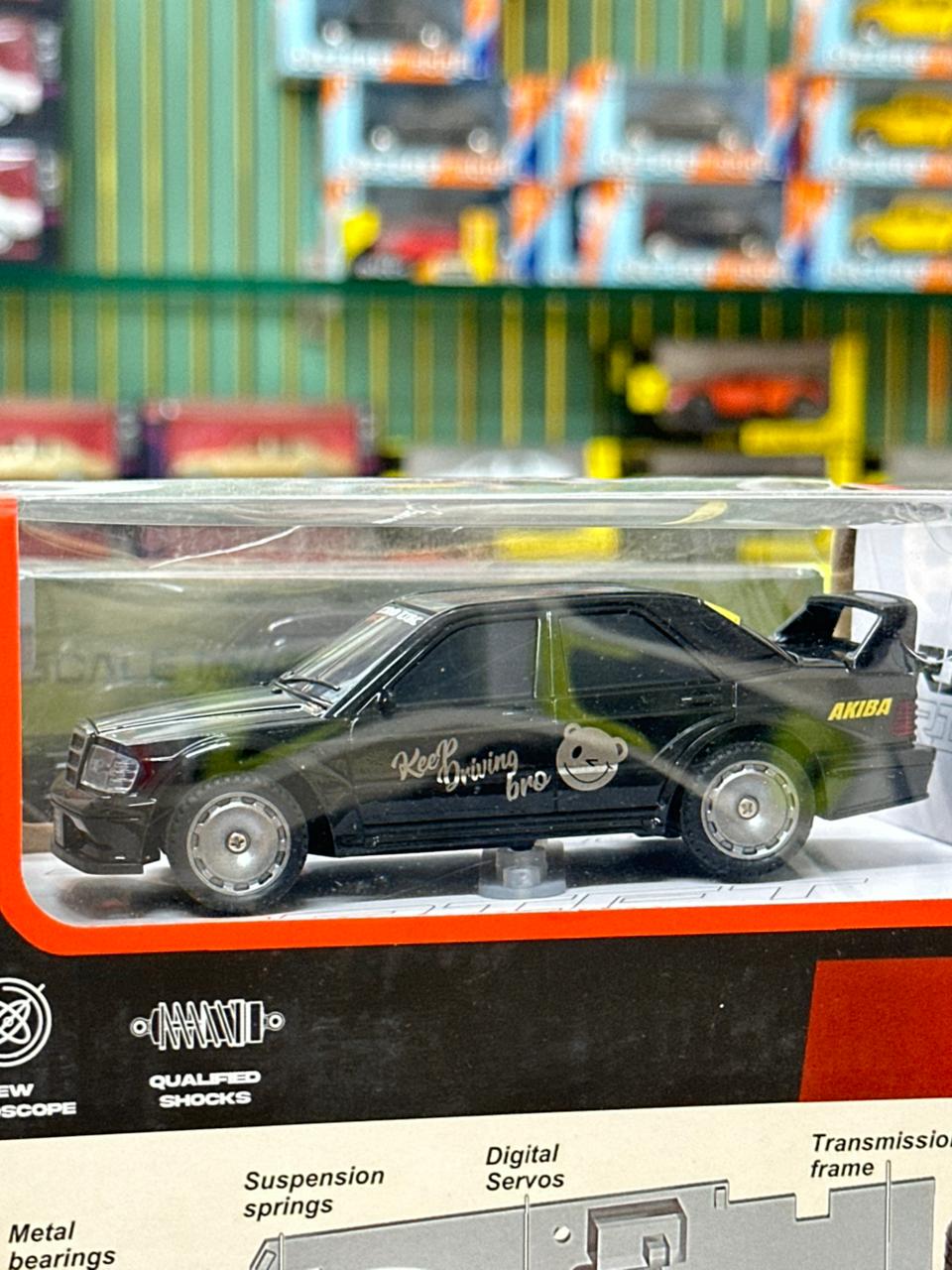 Whoosh Classic Legends Mercedes 190 E Evo II Drift 1:43 Hobby grade RC Car | 25KM/H | 4WD