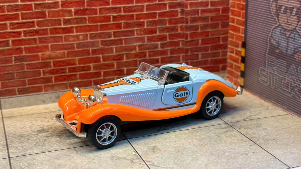 VINTAGE CAR GULF EDITION OPEN ROOF 1:36 SCALE