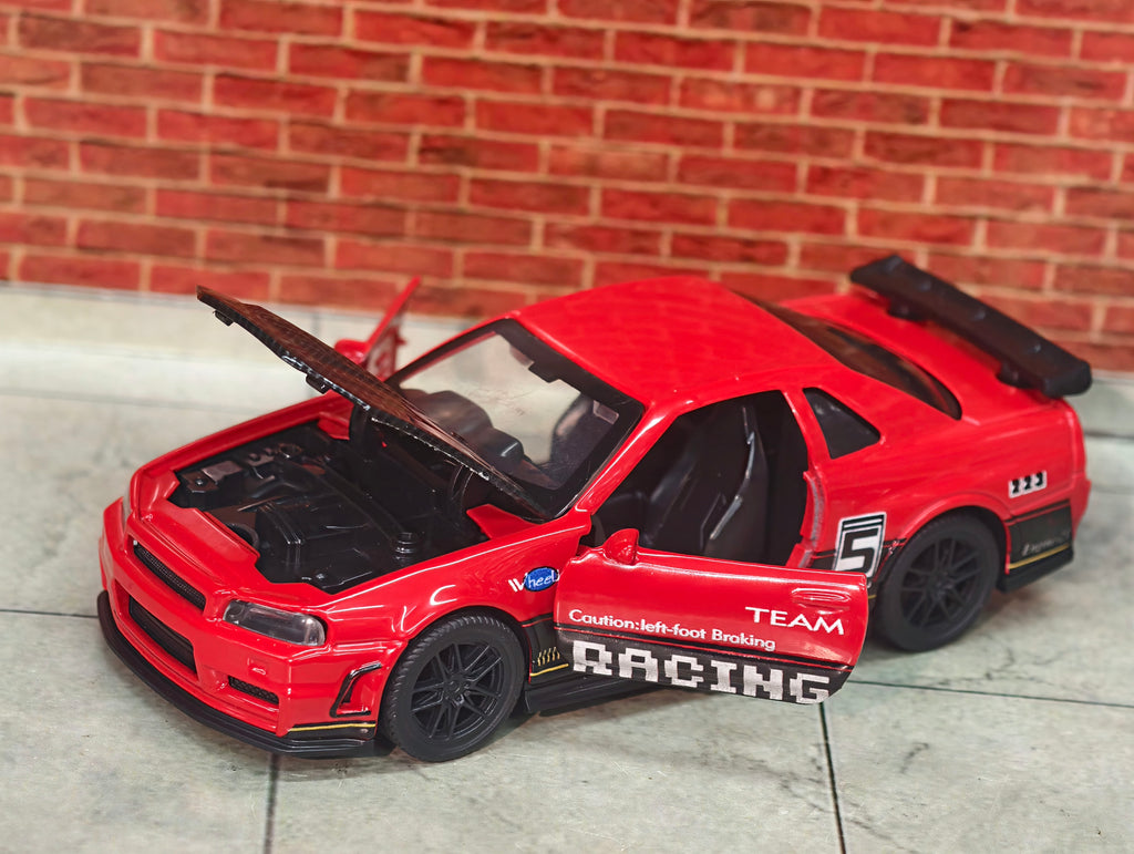 Nissan Skyline R34 1:36 Scale Premium Detailing