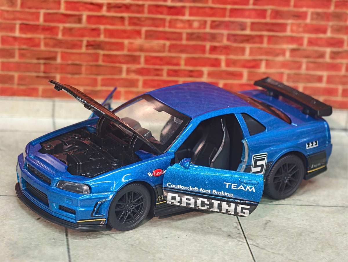 Nissan Skyline R34 1:36 Scale Premium Detailing