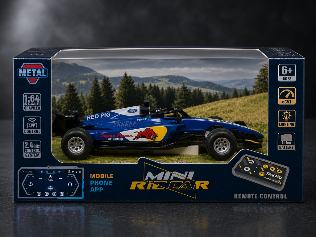 TRASPED Minir RC F1 1:64 Diecast RC Cars
