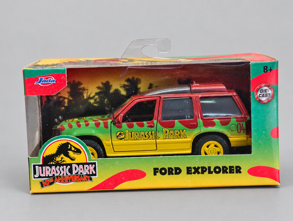 Jada Jurassic Park 30 th Anniversary Ford Explorer Official Licensed 1:32 Scale