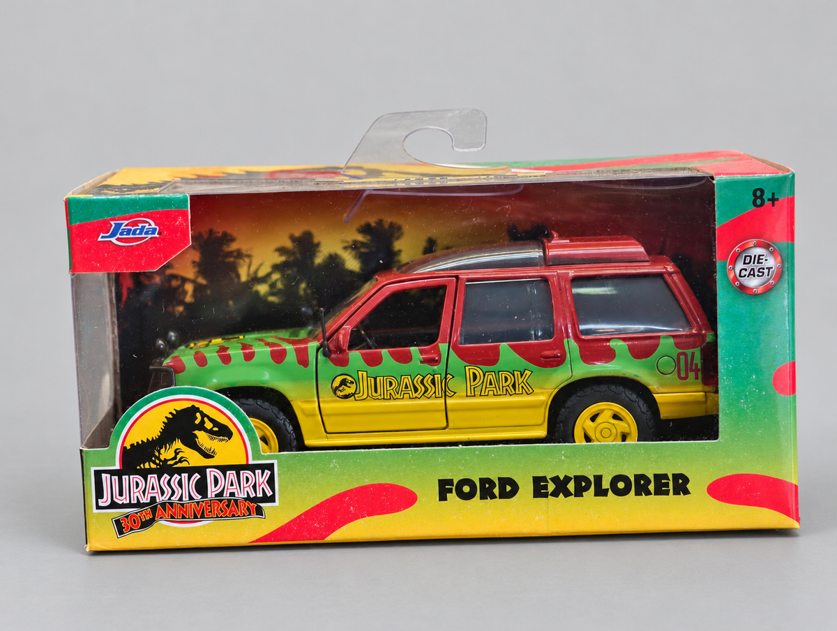 Jada Jurassic Park 30 th Anniversary Ford Explorer Official Licensed 1:32 Scale