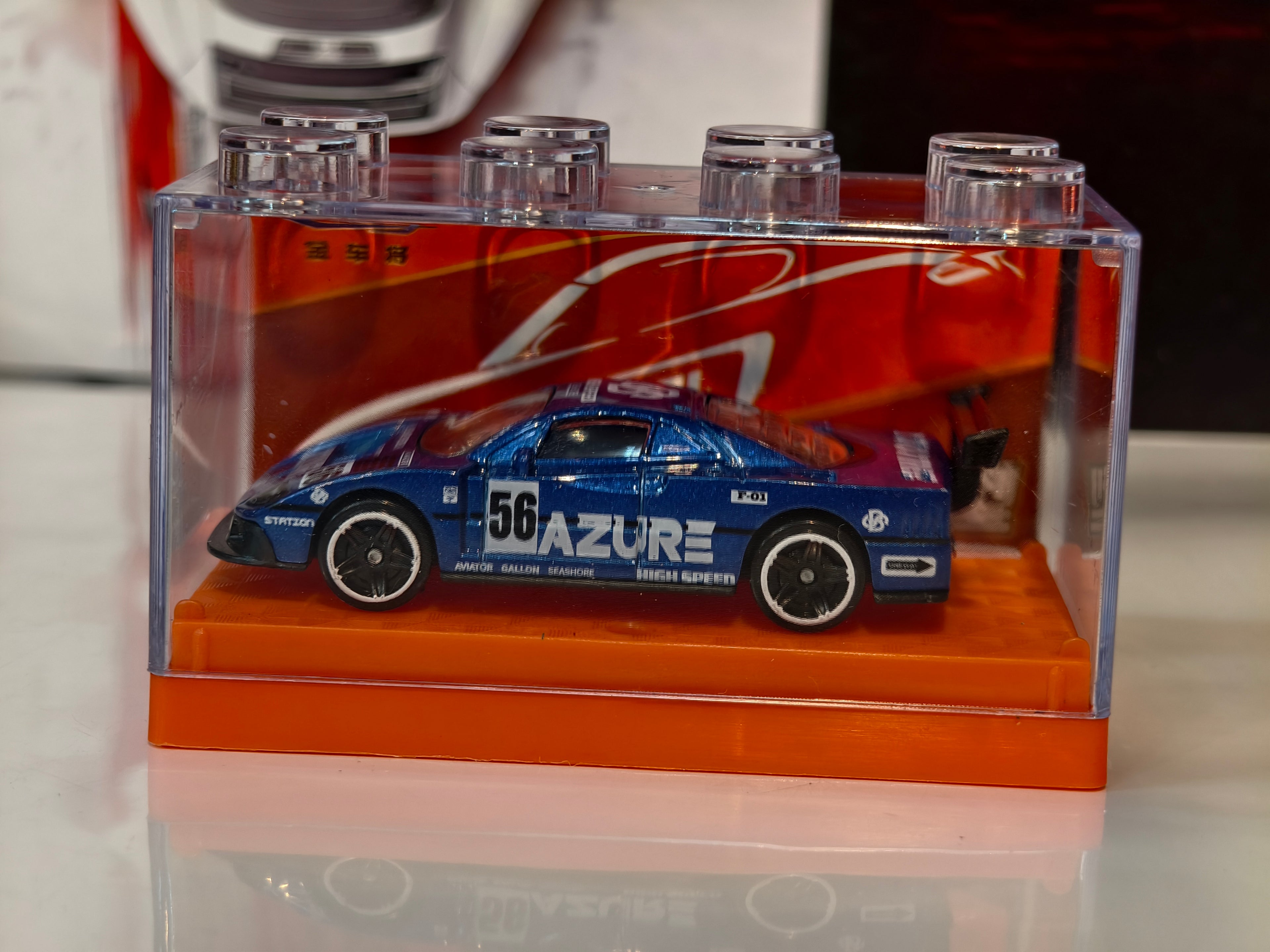 Ferrari F40 LM 1:64 Scale in Acrylic Box