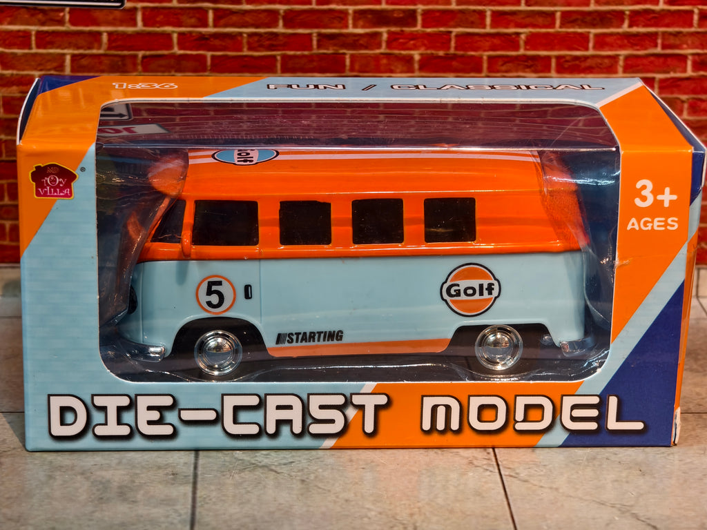 Volkswagen Type 2 (T1) Microbus "Gulf Racing" Edition 1:43 Scale 1 Box Piece