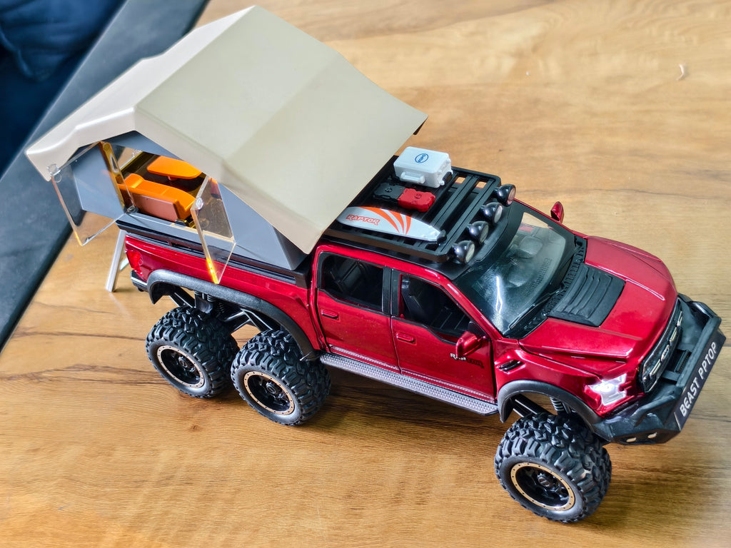 Ford Raptor F-150 Camper 1:24 Scale