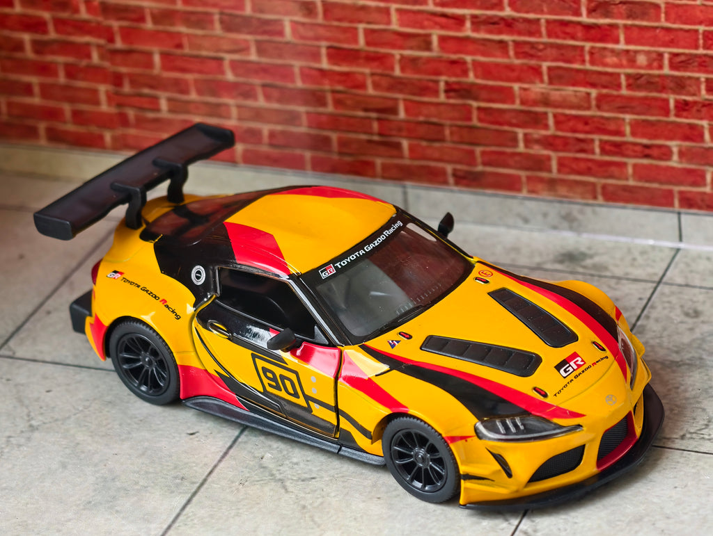 Kinsmart Official LicensedToyota GR Supra (A90) Gazoo Racing Edition – 1:36 Scale