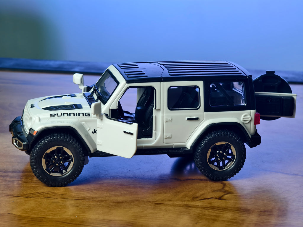 Jeep Wrangler Rubicon 1:24 Scale ABS Material Premium Detailing