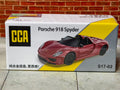 CCA Official Licensed Porsche 918 Spyder Red 1:61 Scale Box Piece