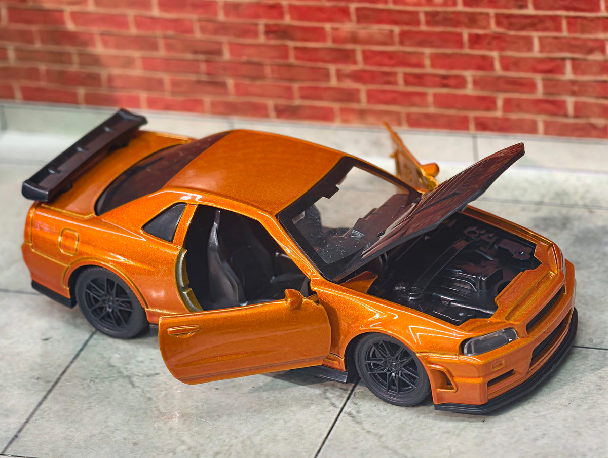 Nissan Skyline R34 1:36 Scale Premium Detailing