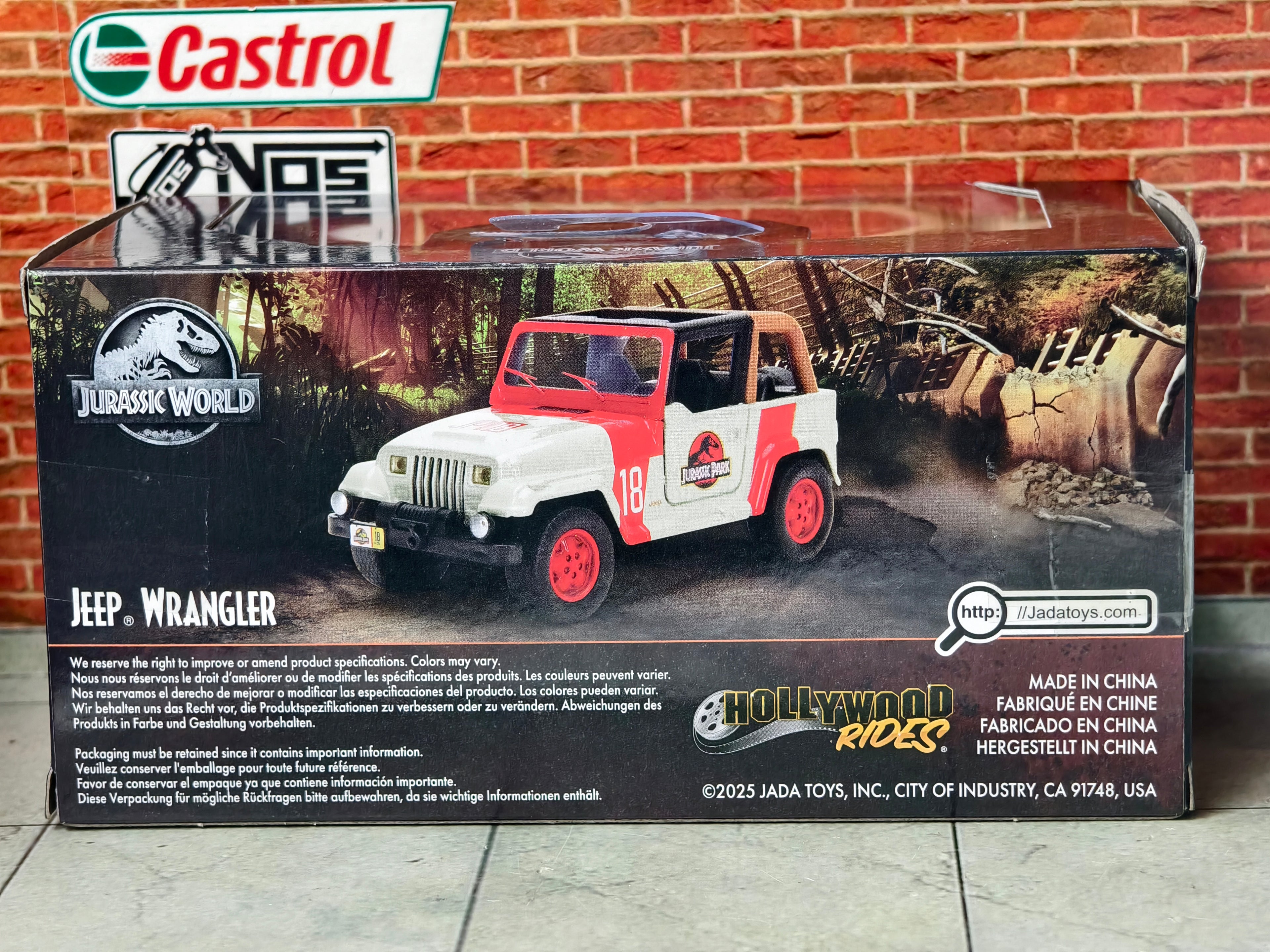 Jeep Wrangler Jurrasic Park 1:32 Scale Official Licensed by Jada Toys