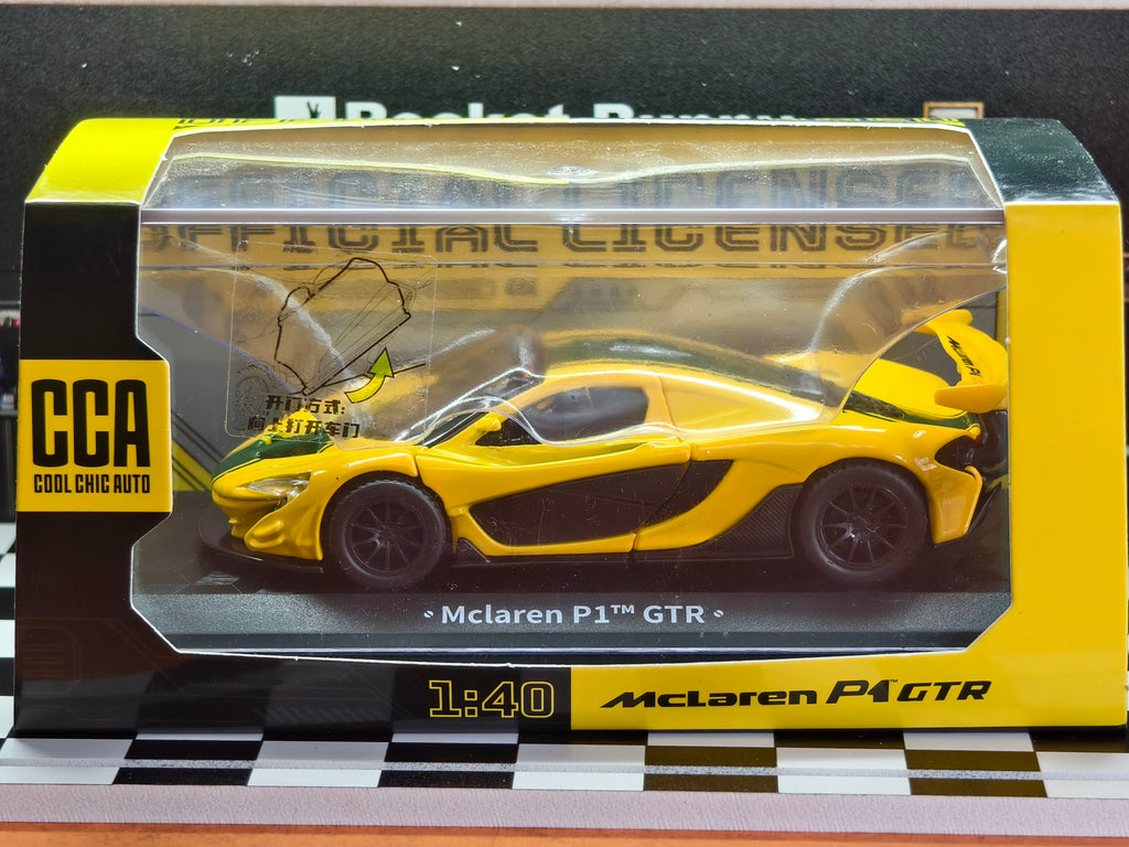 CCA Official Licensed McLaren P1 GTR 1:40 Scale in Acrylic Box