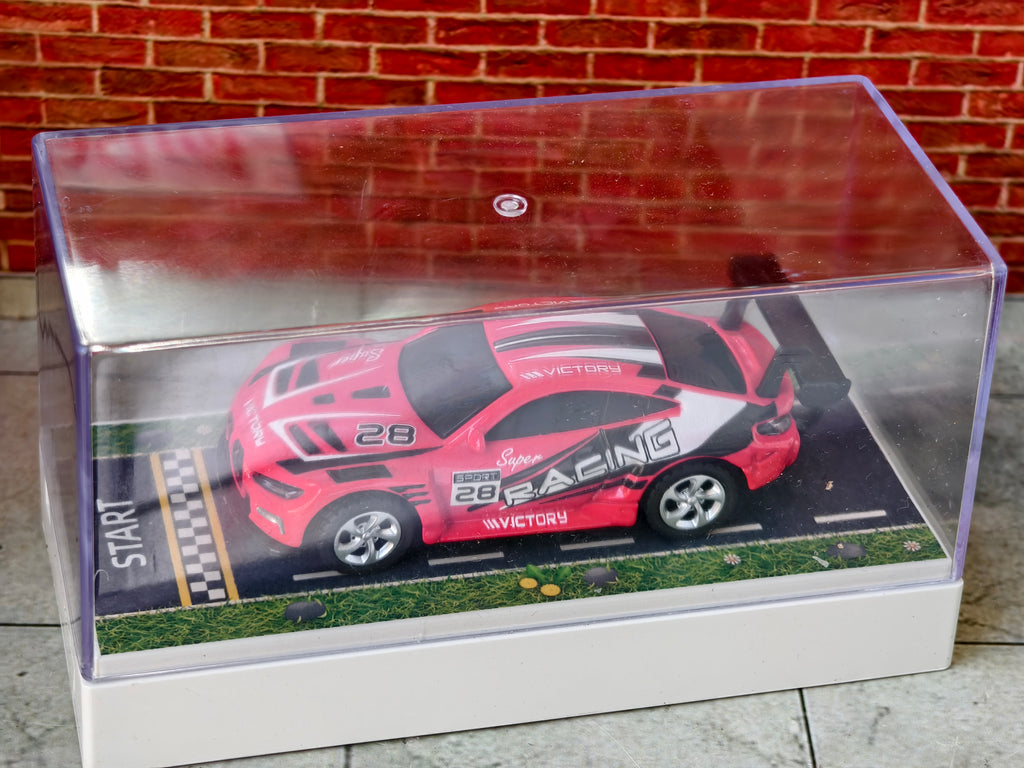 BMW M4 GT3 1:64 Scale Mini RC in Acrylic Box