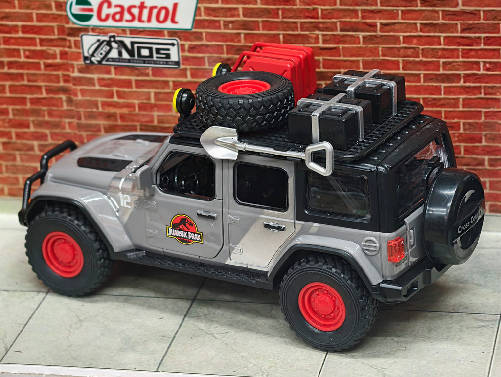 Jeep Wrangler Rubicon Jurassic Park Edition 1:24 Premium Detailing ABS Model