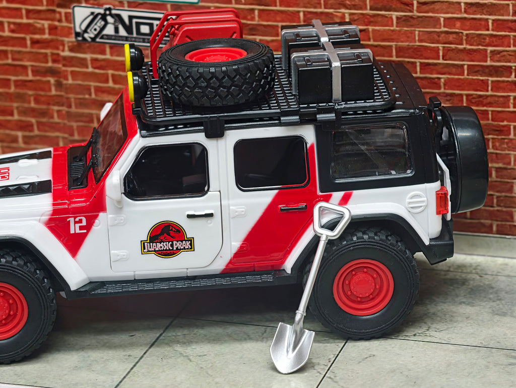 Jeep Wrangler Rubicon Jurassic Park Edition 1:24 Premium Detailing ABS Model