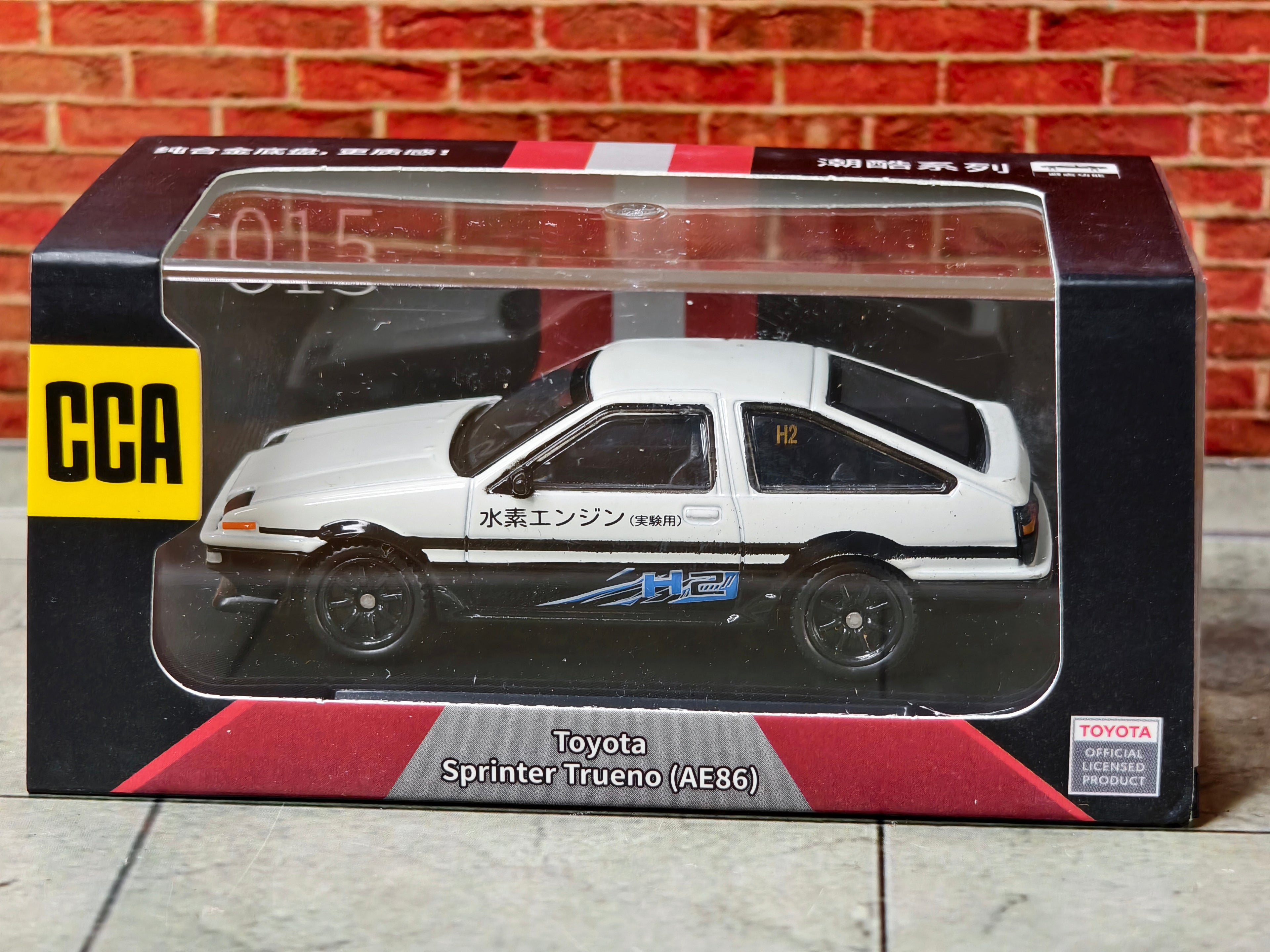 CCA Official Licensed Toyota Sprinter Trueno 1:55 Scale Premium in Acrylic Box