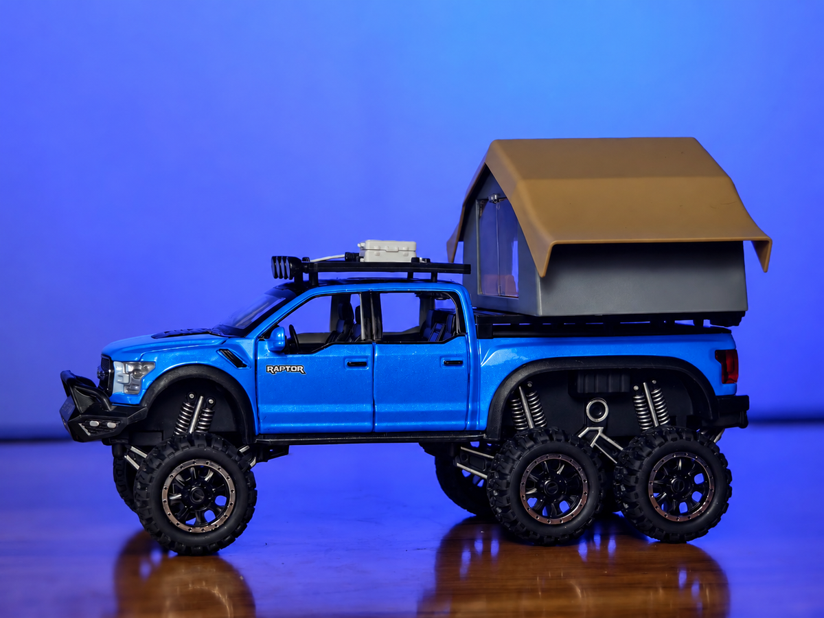 Ford Raptor F-150 Camper 1:24 Scale