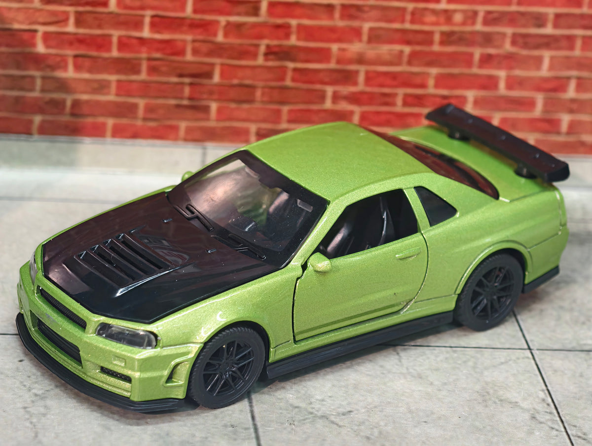 Nissan Skyline R34 1:36 Scale Premium Detailing