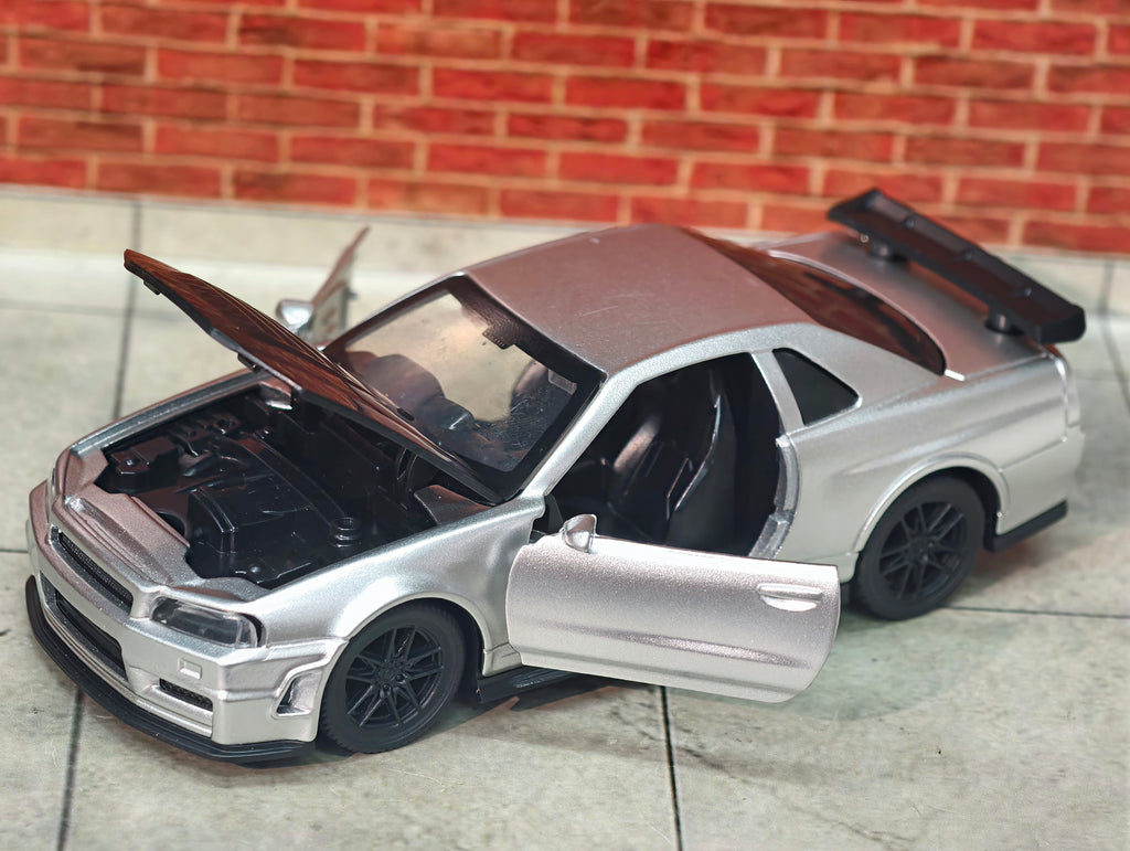 Nissan Skyline R34 1:36 Scale Premium Detailing