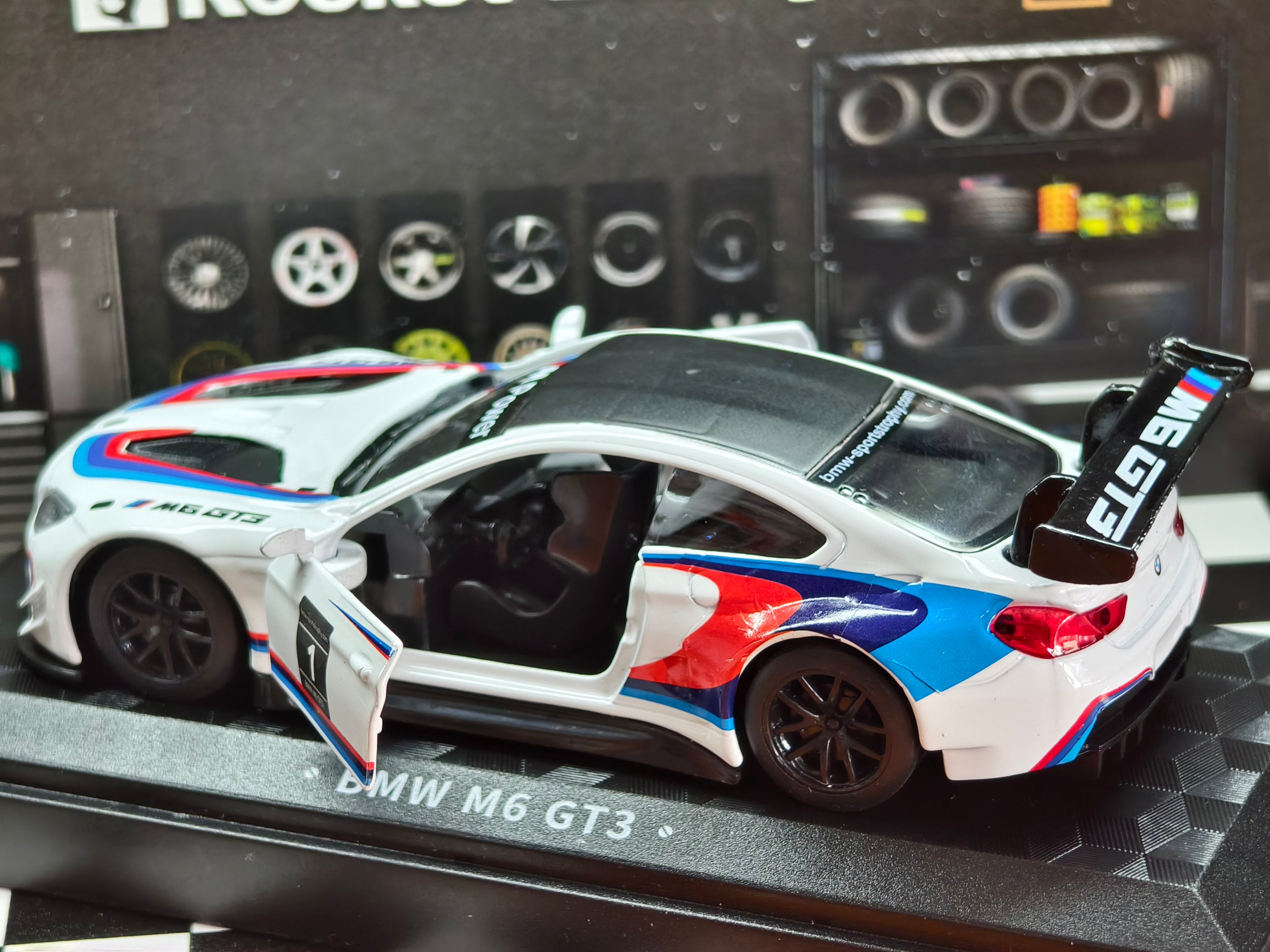 CCA Official Licensed BMW M6 GT3 1:44 Scale in Acrylic Box
