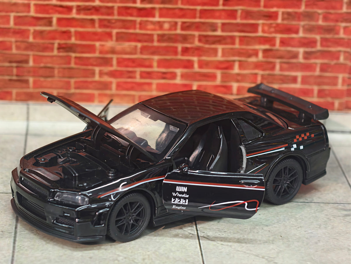 Nissan Skyline R34 1:36 Scale Premium Detailing