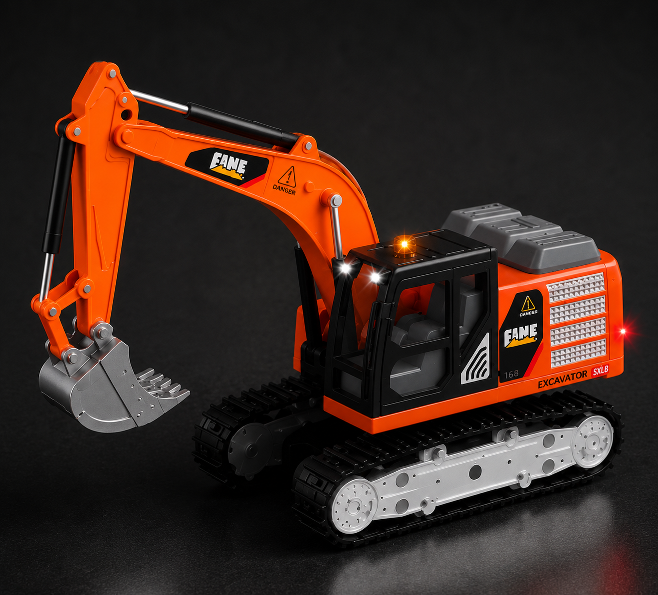 Trasped 1:64 Scale Mini Excavator 2.4 GHz Remote Control