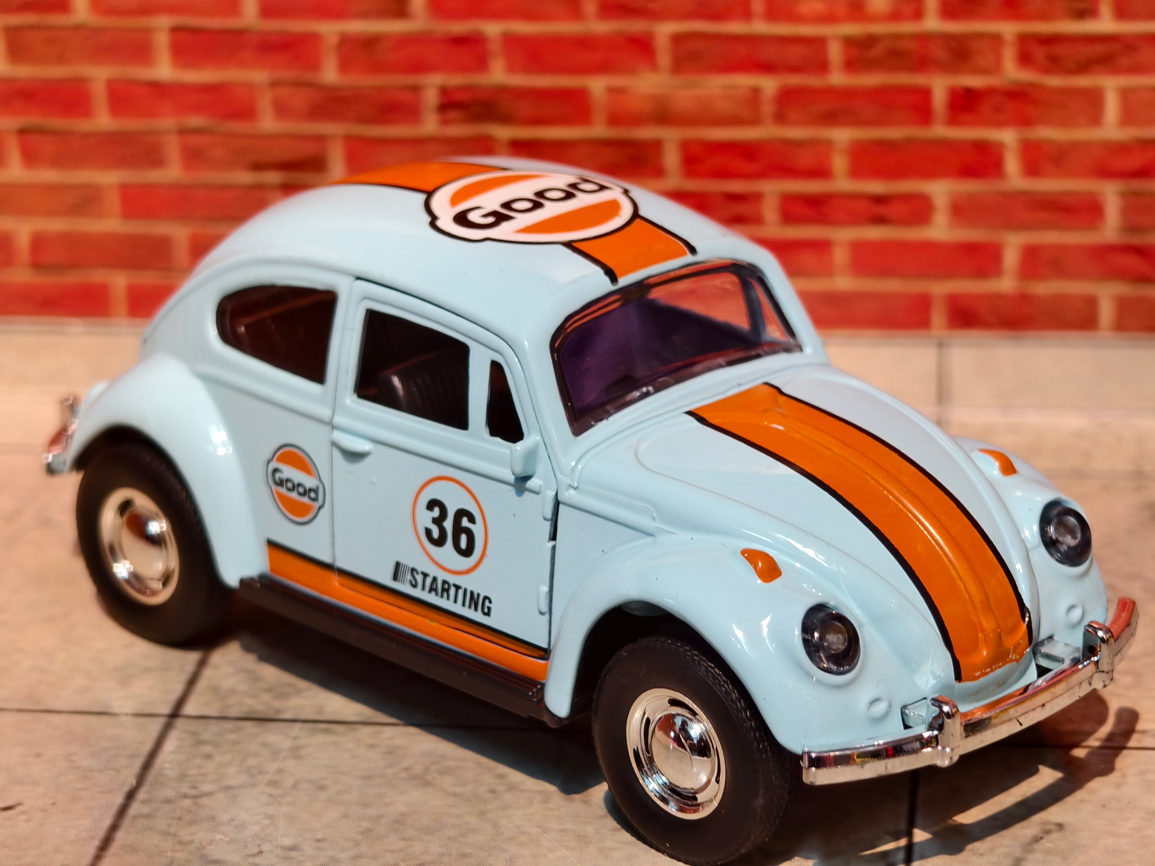 Volkswagen Beetle 1:36 Scale Gulf Edition