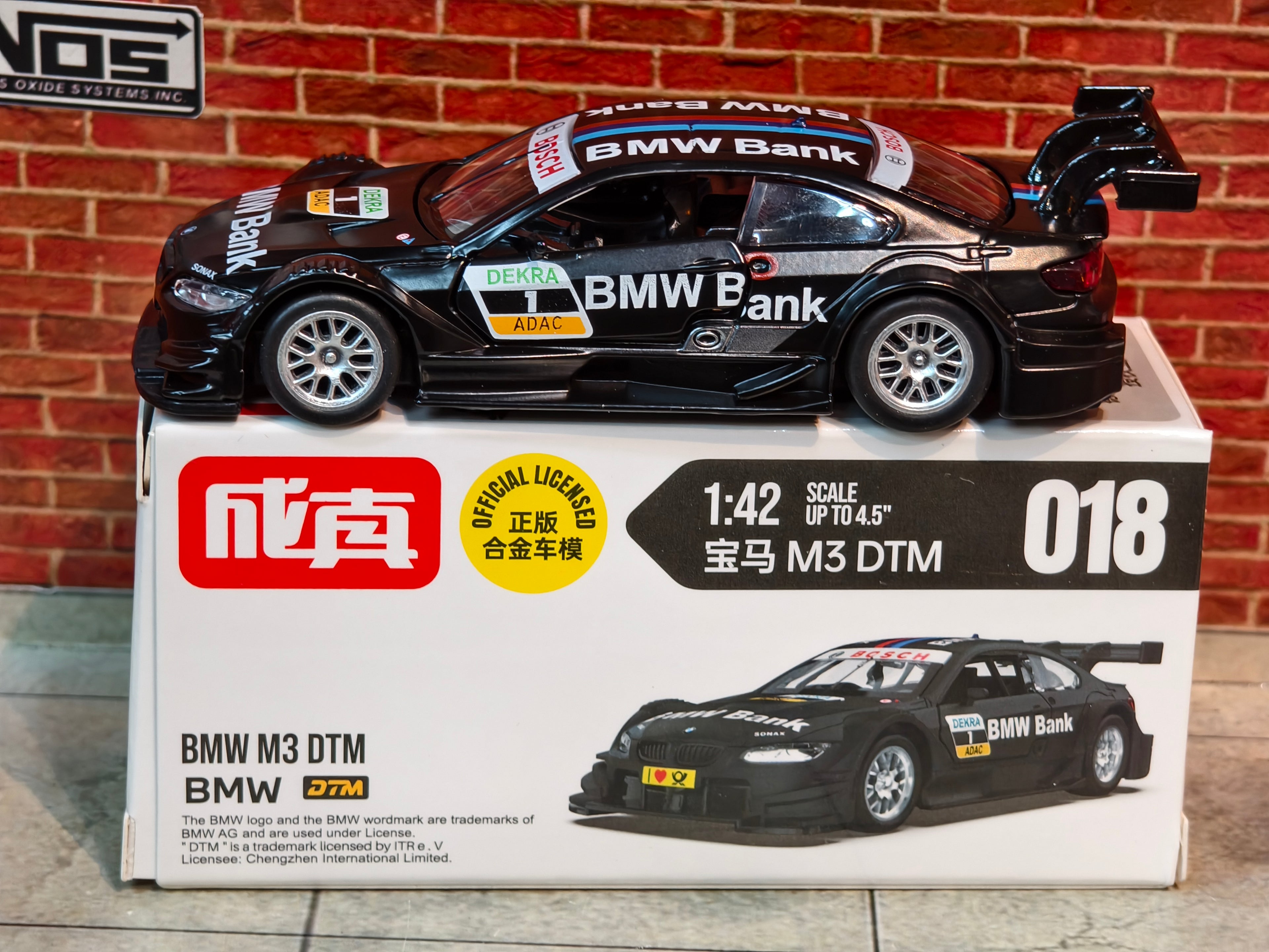 MSZ Official Licensed BMW M3 DTM (E92) 1:42 Scale Rally Edition
