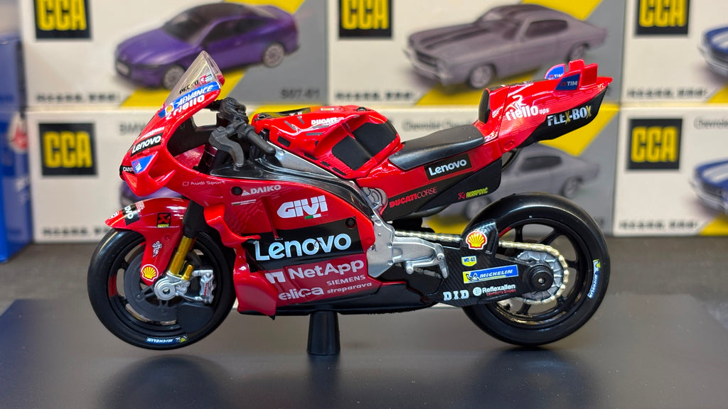 2024 Ducati Desmosedici GP #1 Moto GP Pecco 1:18 Maisto Licensed Diecast Scale Model Bike