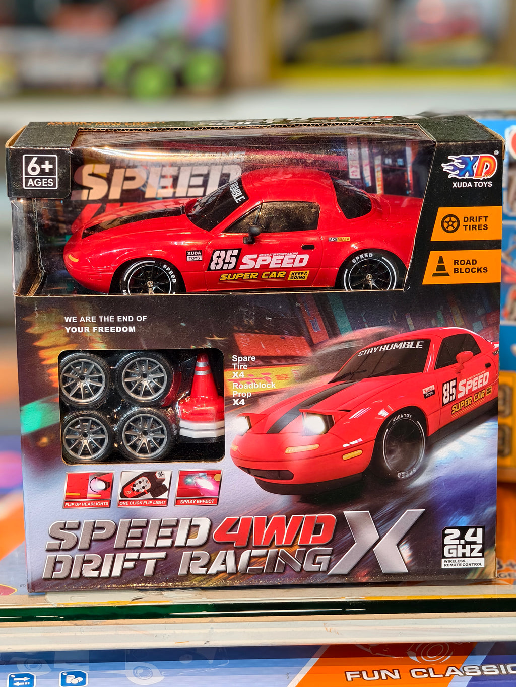 Retro Pop-Up Legends Drift RC Cars 1:16 Scale