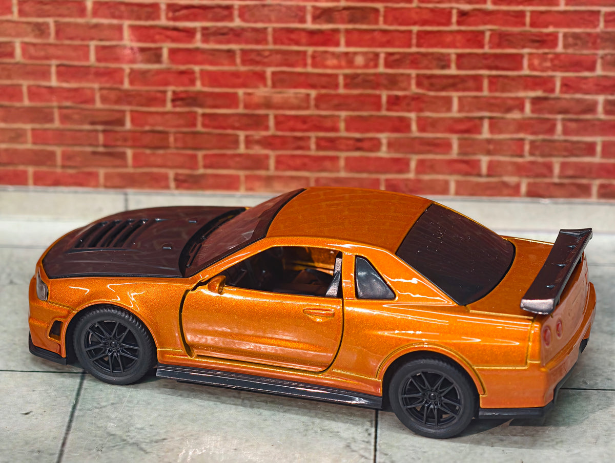 Nissan Skyline R34 1:36 Scale Premium Detailing