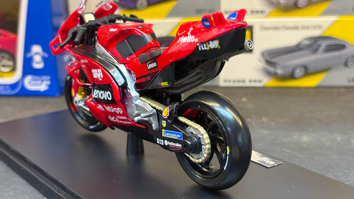 2024 Ducati Desmosedici GP #1 Moto GP Pecco 1:18 Maisto Licensed Diecast Scale Model Bike