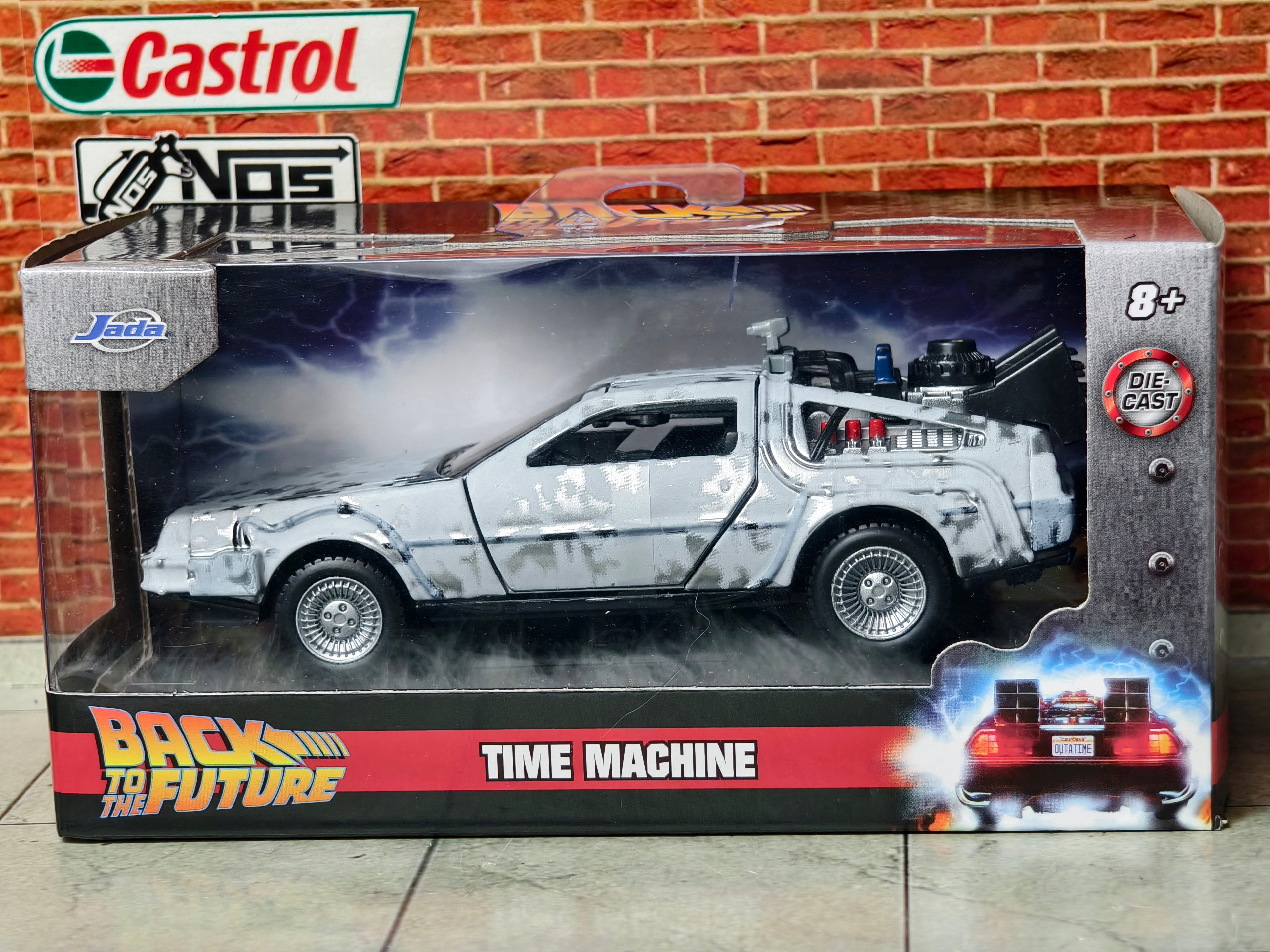 Back to Future Time Machine Car 1:32 Scale Official Licensed by Jada Toys