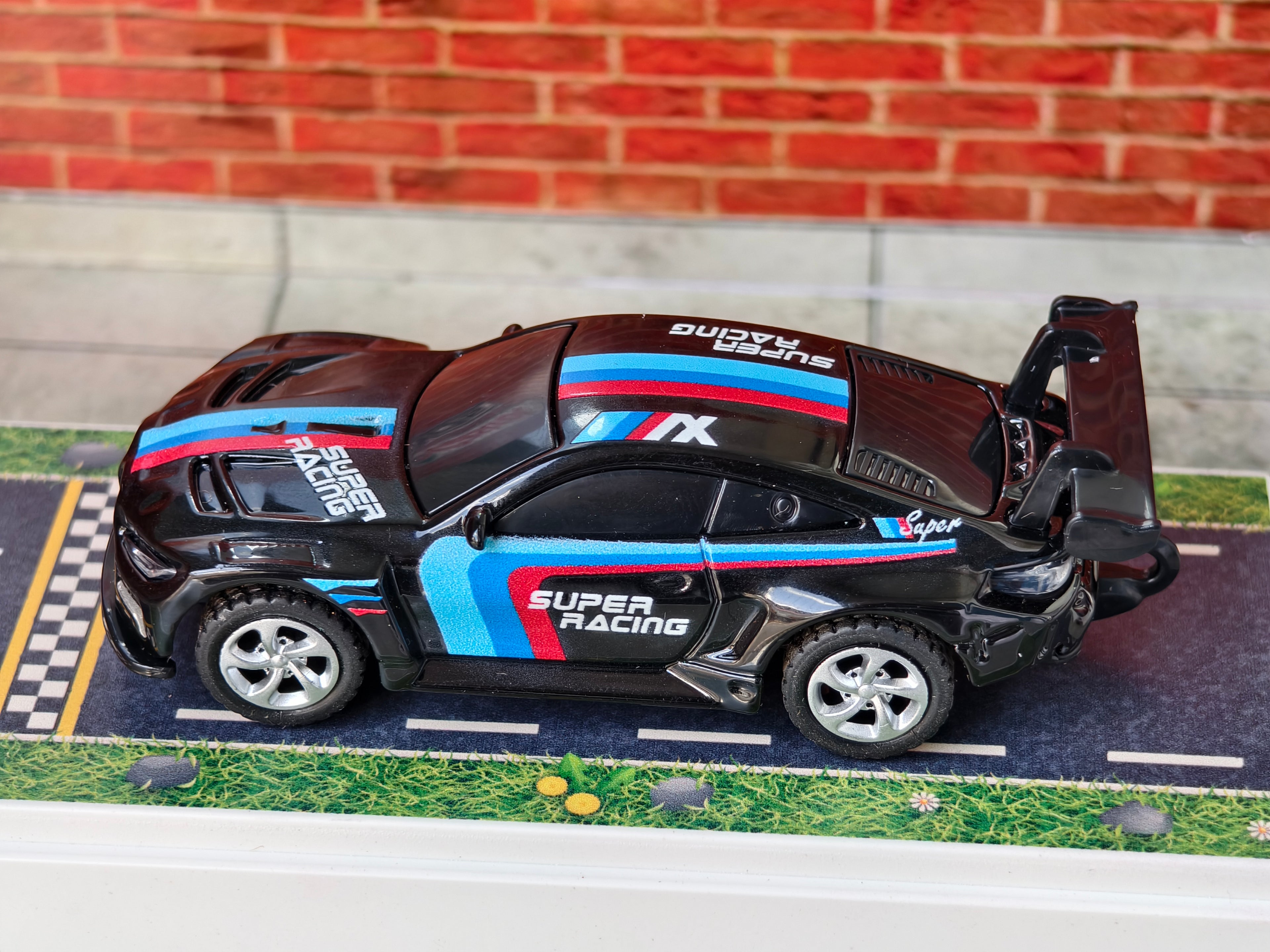 BMW M4 GT3 1:64 Scale Mini RC in Acrylic Box