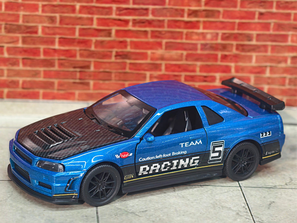 Nissan Skyline R34 1:36 Scale Premium Detailing