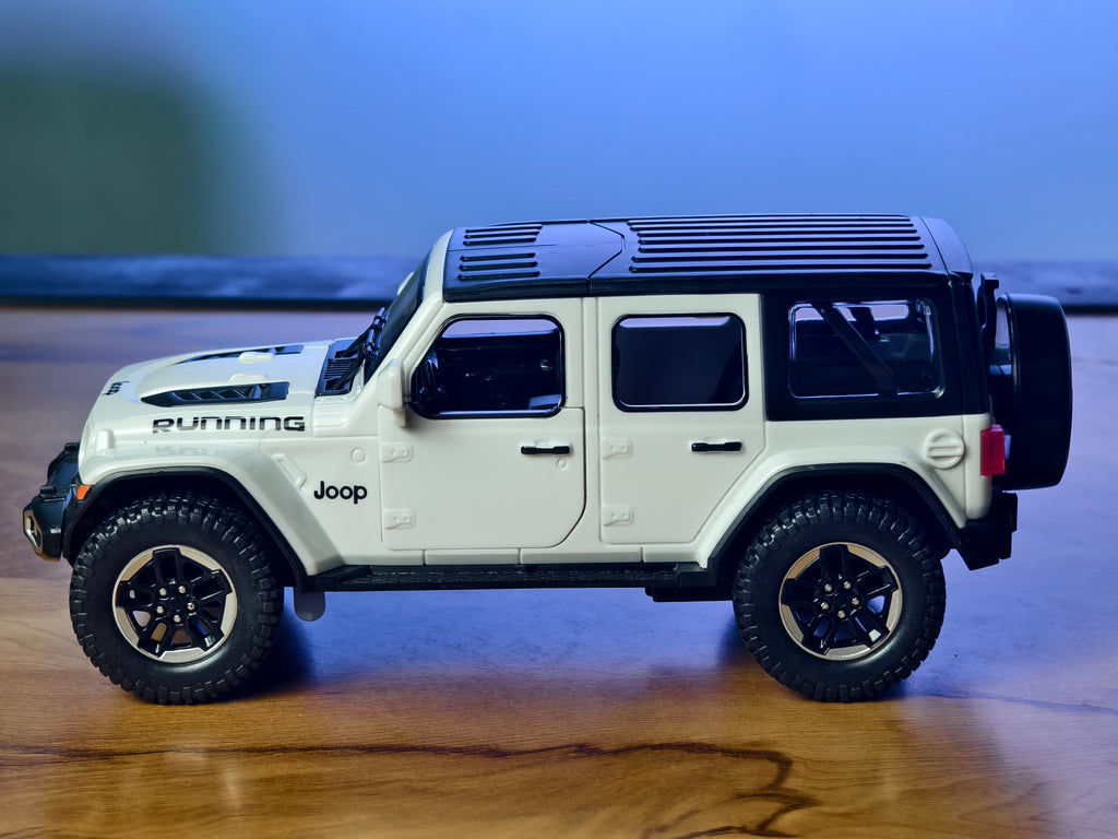 Jeep Wrangler Rubicon 1:24 Scale ABS Material Premium Detailing
