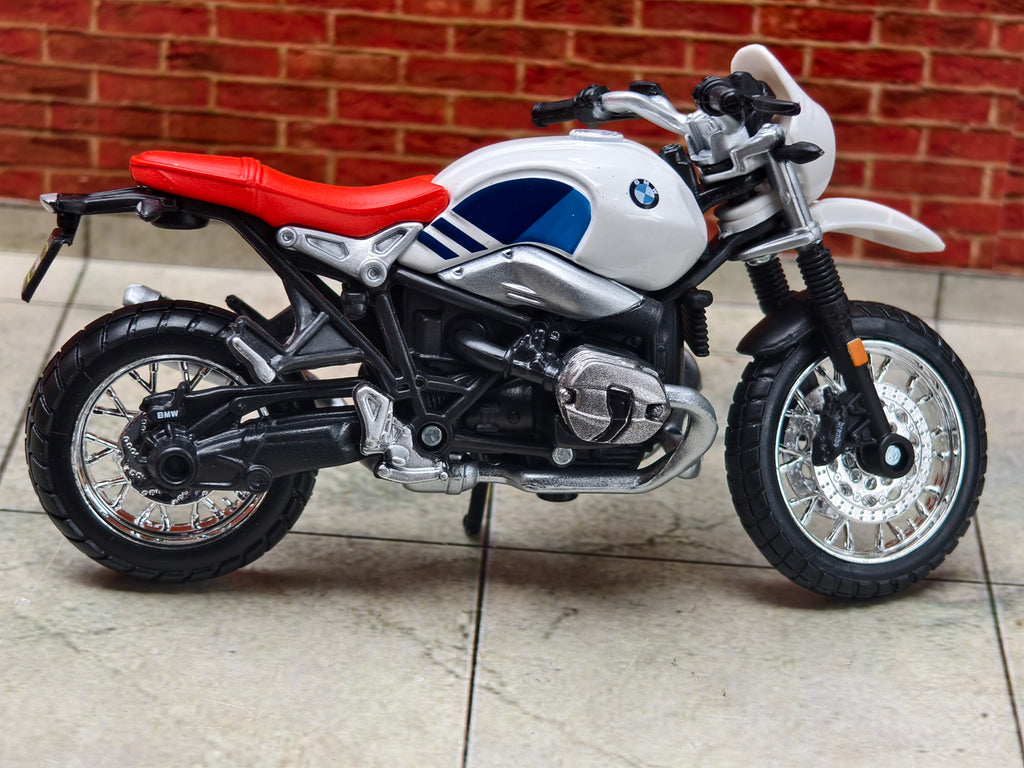 Burrago Official Licensed BMW R nine T Urban GS 1:18 Scale