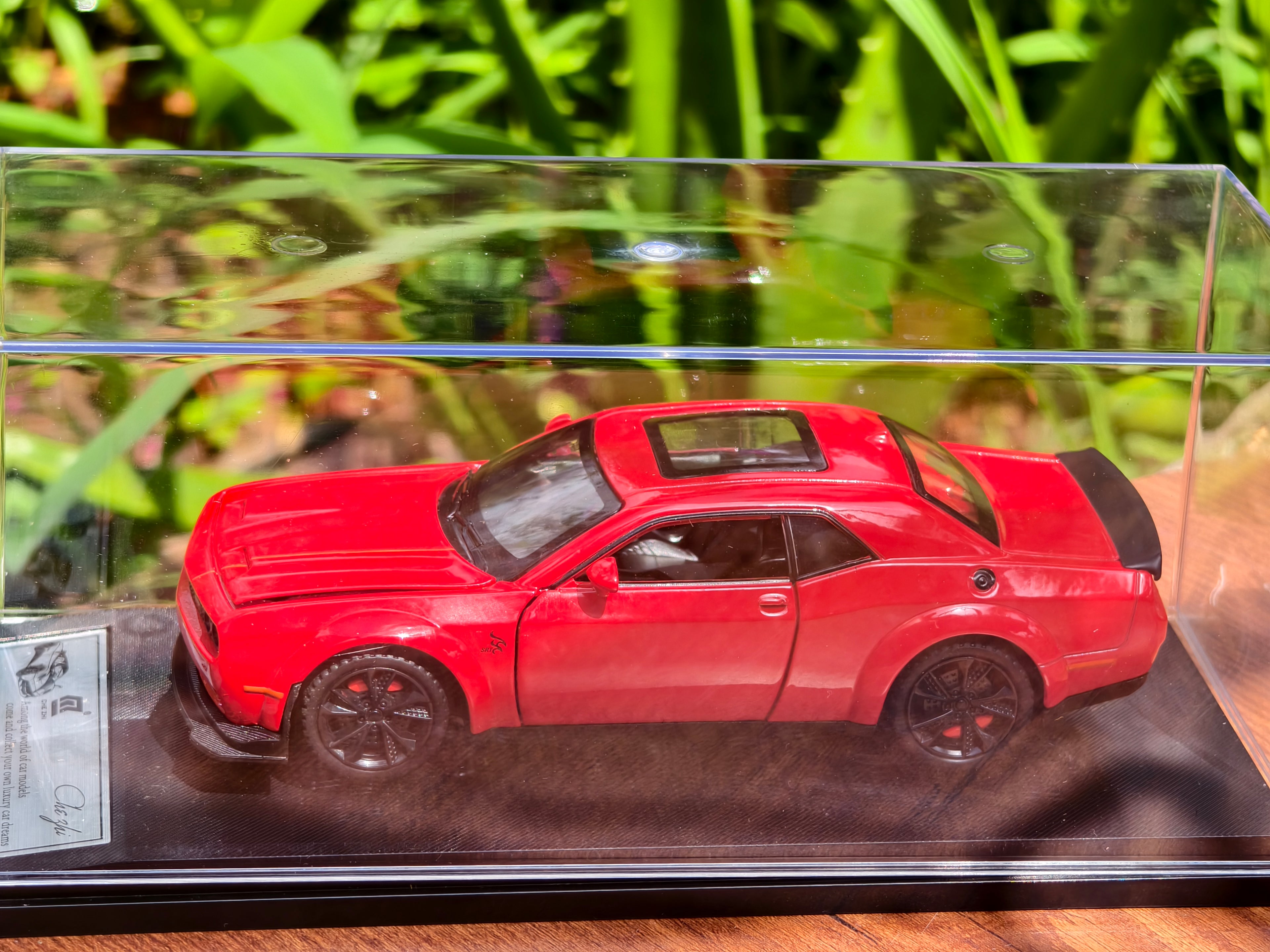 Dodge Charger SRT 1:32 Scale in Acrylic Box
